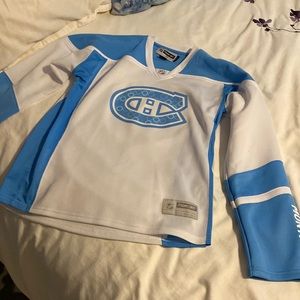 Women’s Baby Blue Montreal Canadiens Jersey